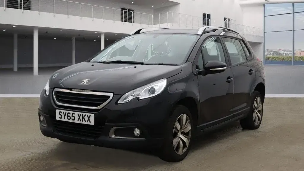 Used Peugeot 2008 Active 75 HP (55 kW) 2015 Black SUV