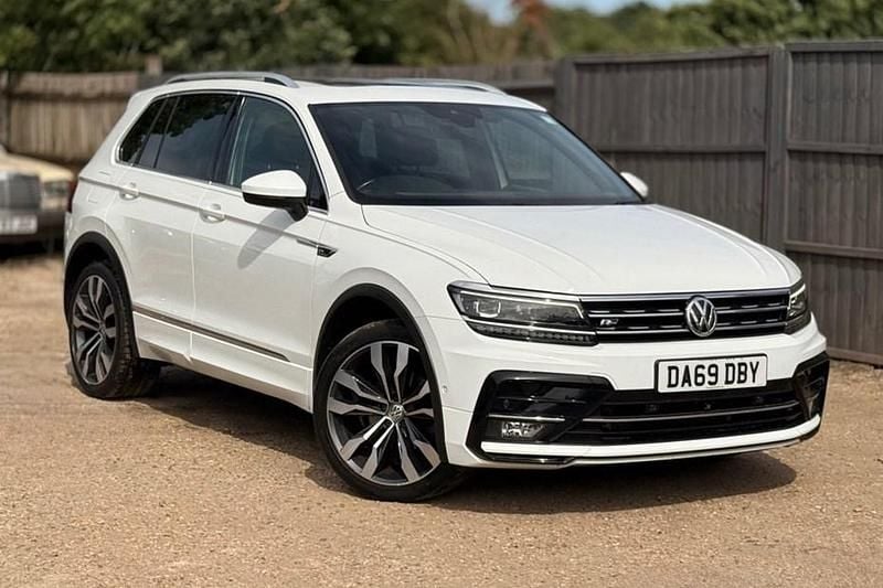White Used 2019 VW Tiguan R-line SUV | £18,995 (Good price) - Image 1/1
