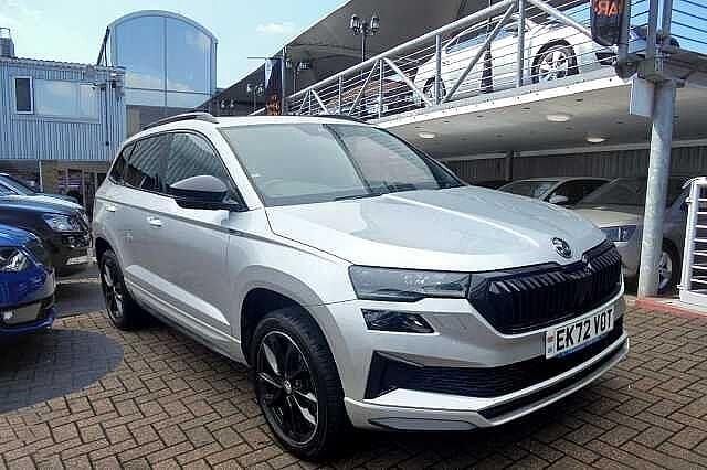 Used Skoda Karoq SportLine 148 HP (108 kW) 2022 Silver SUV