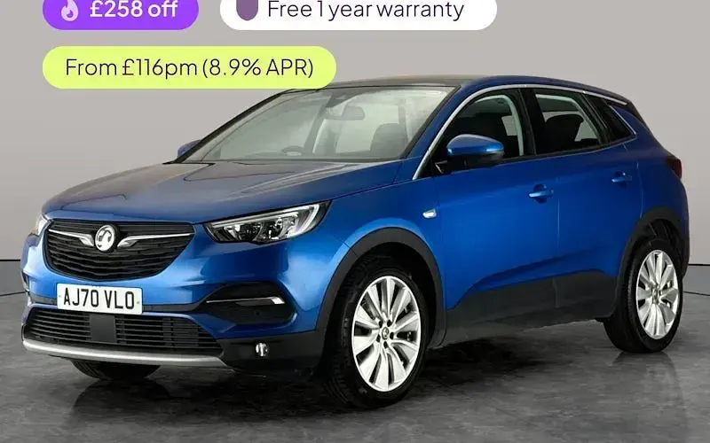 Used Vauxhall Grandland X Elite 131 HP (96 kW) 2020 SUV
