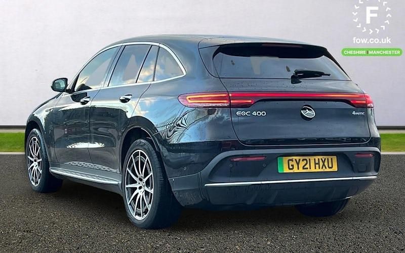 Used Mercedes EQC400 AMG line 300 kW (408 HP) 2021 Black SUV