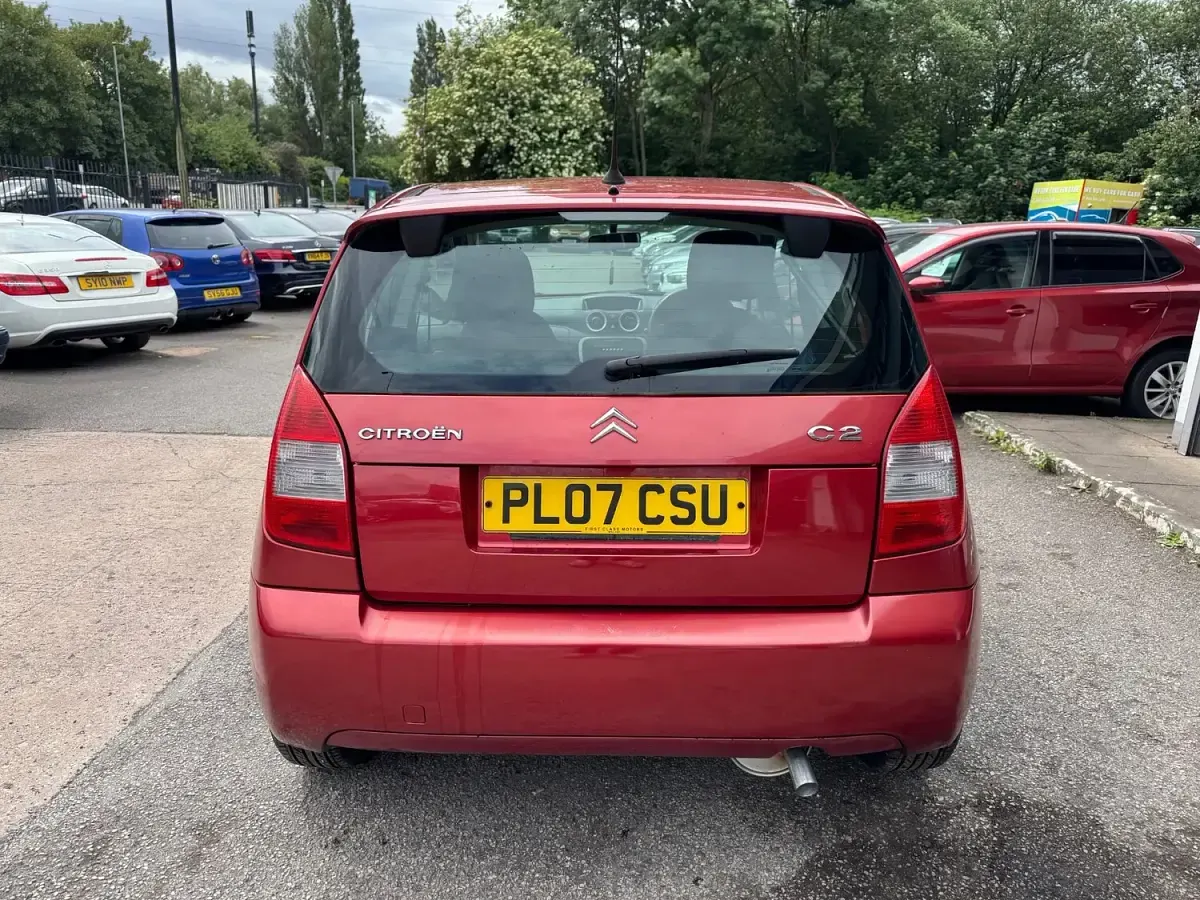 Used Citroën C2 Furio 73 HP (53 kW) 2007 Red Hatchback