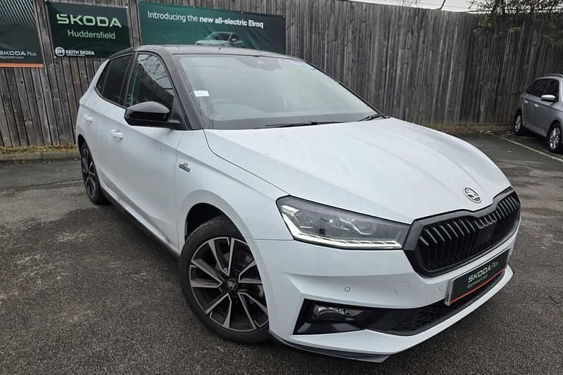 White New 2025 Skoda Fabia Monte Carlo Hatchback | £19,661 (A bit pricey) - Image 1/4