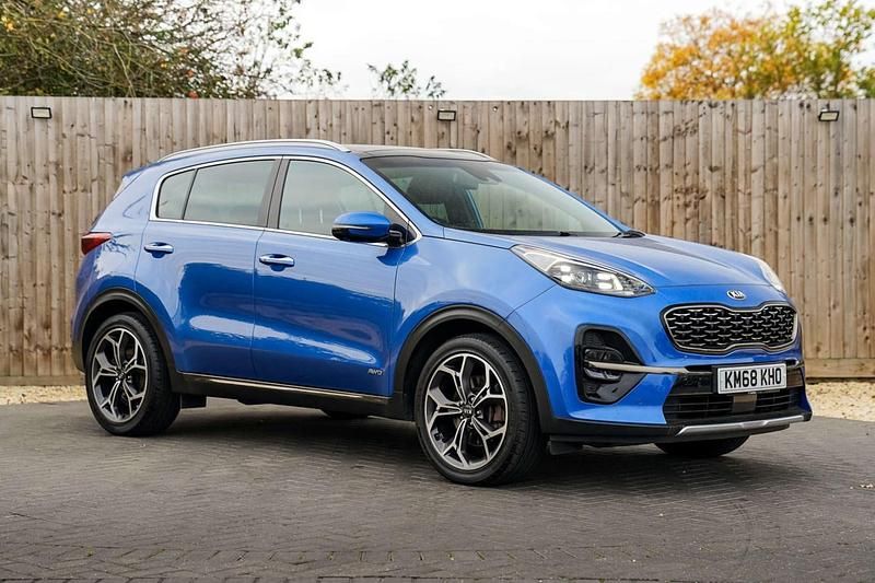 Blue Used 2018 Kia Sportage GT-Line S SUV | £16,995 (Expensive) - Image 1/4