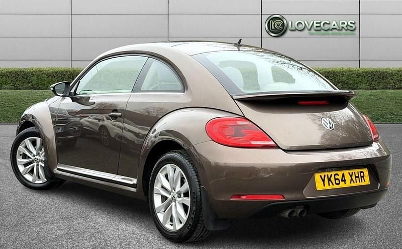 Used VW Beetle Design 140 HP (102 kW) 2014 Brown Hatchback