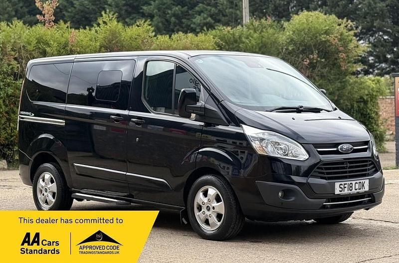 Black Used 2018 Ford Tourneo Custom Titanium Van | £13,490 - Image 1/2