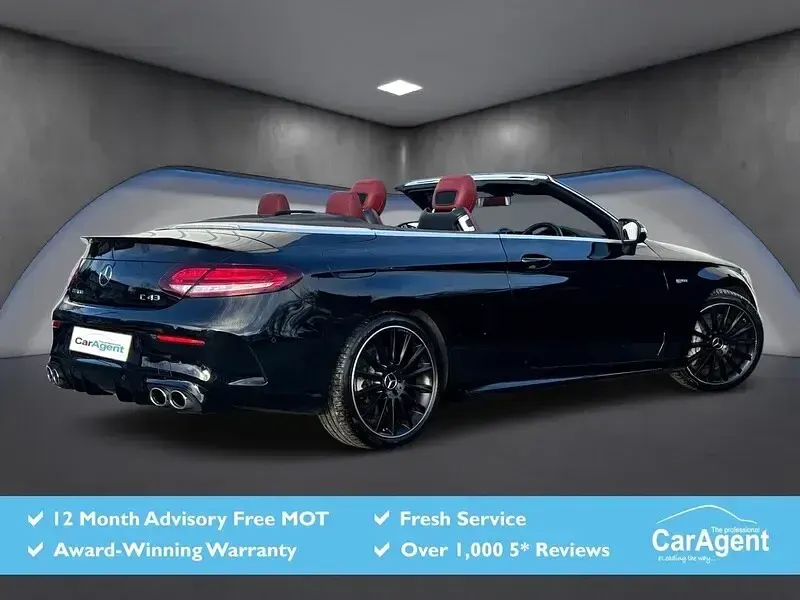 Used Mercedes C43 AMG AMG 390 HP (286 kW) 2020 Black Cabriolet