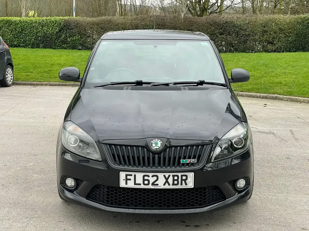 Used Skoda Fabia vRS 180 HP (132 kW) 2012 Black Hatchback