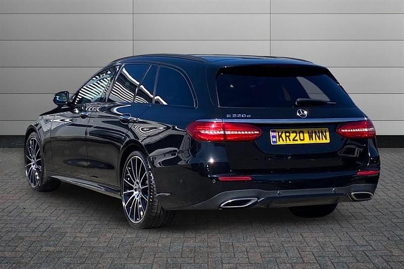 Begagnad Mercedes E220 AMG line 194 HK (142 kW) 2020 Svart Kombi