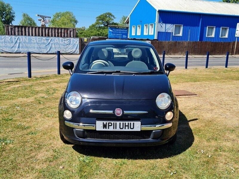 Used Fiat 500 Lounge 69 HP (50 kW) 2011 Black Hatchback