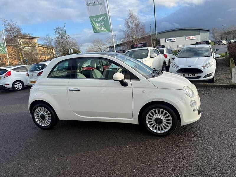 Used Fiat 500 Lounge 69 HP (50 kW) 2012 White Hatchback