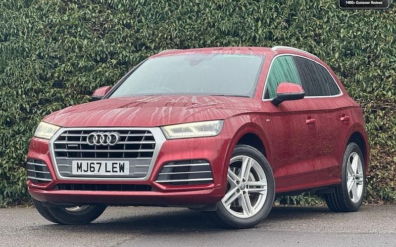 Used Audi Q5 S-Line 190 HP (139 kW) 2017 Red SUV