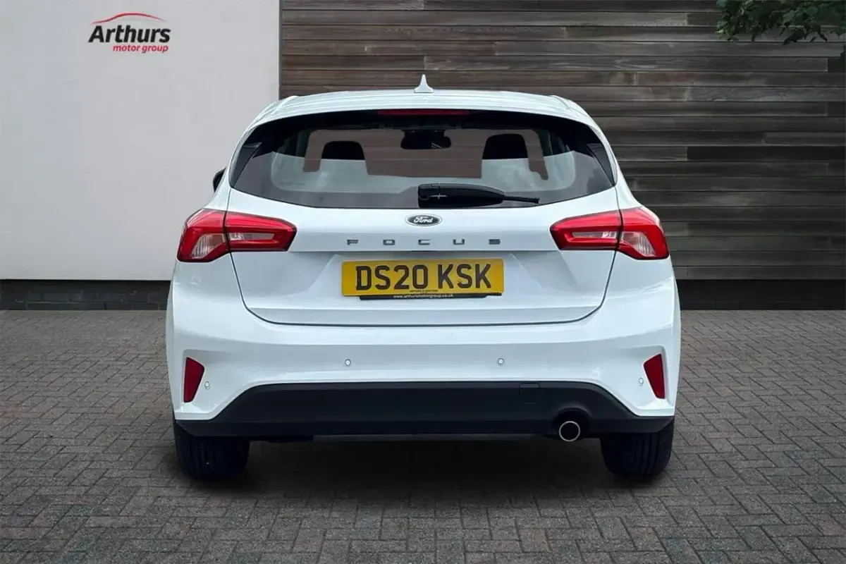 Used Ford Focus Titanium 125 HP (91 kW) 2020 White Hatchback