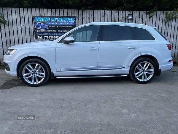 White Used 2016 Audi Q7 S-Line SUV | £19,950 (Fair price) - Image 1/4