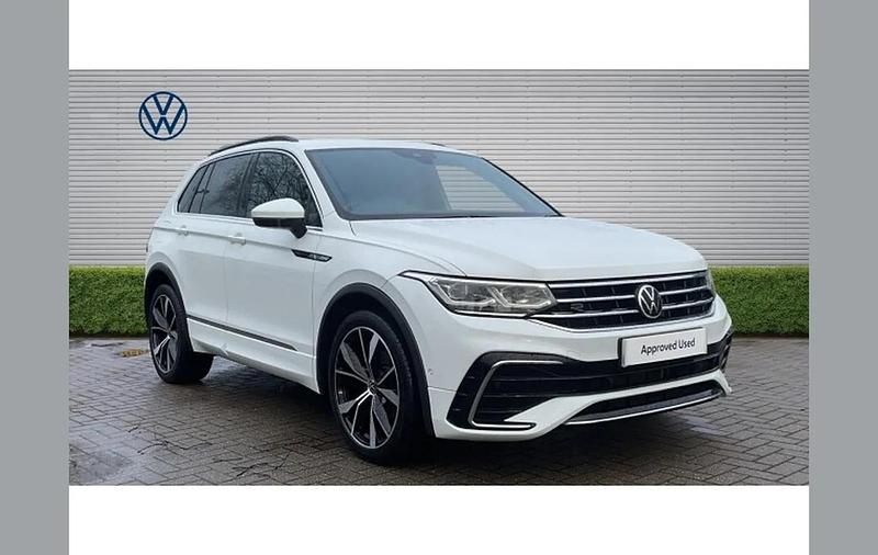 Used VW Tiguan R-line 150 HP (110 kW) 2021 White SUV