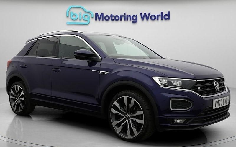 Blue Used 2020 VW T-Roc R-line SUV | £18,800 (Fair price) - Image 1/4