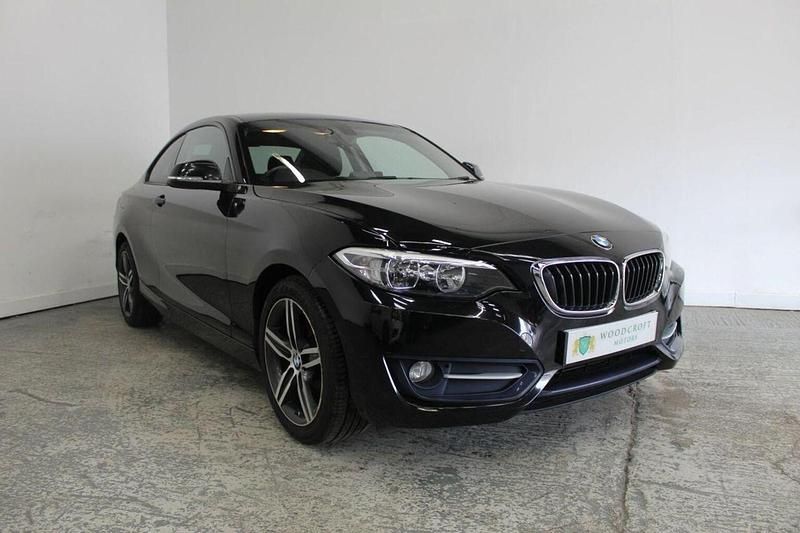 Black Used 2016 BMW 218 Sport Line Coupe | £8,995 (Fair price) - Image 1/3