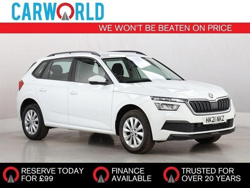 White Used 2021 Skoda Kamiq SUV | £9,996 (Good price) - Image 1/3