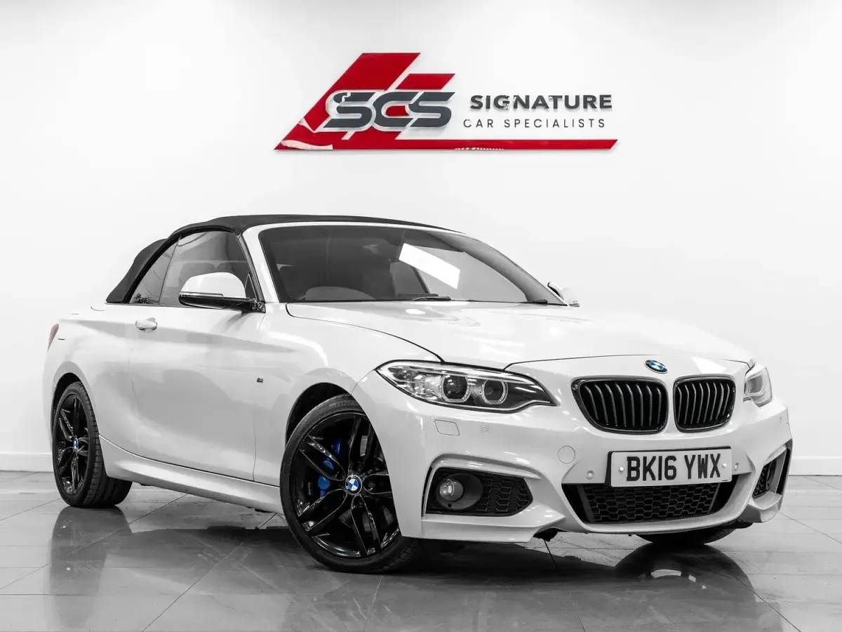 Used BMW 220 M Sport 190 HP (139 kW) 2016 White Cabriolet