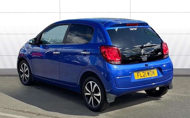 Używany Citroën C1 Shine 72 KM (52 kW) 2021 Niebieski Hatchback