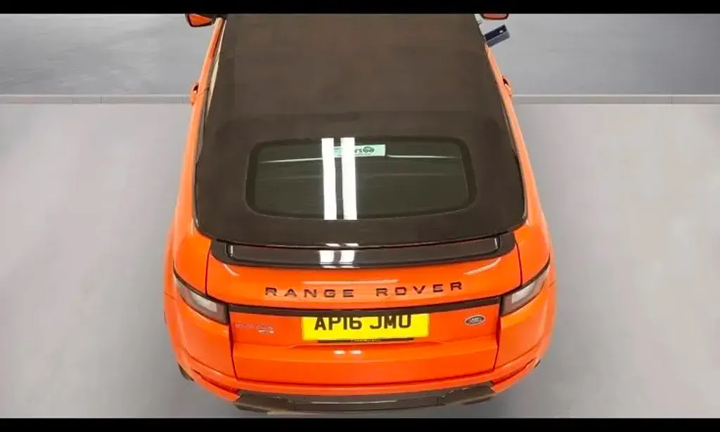Used Land Rover Range Rover evoque HSE Dynamic 2016 Orange Cabriolet