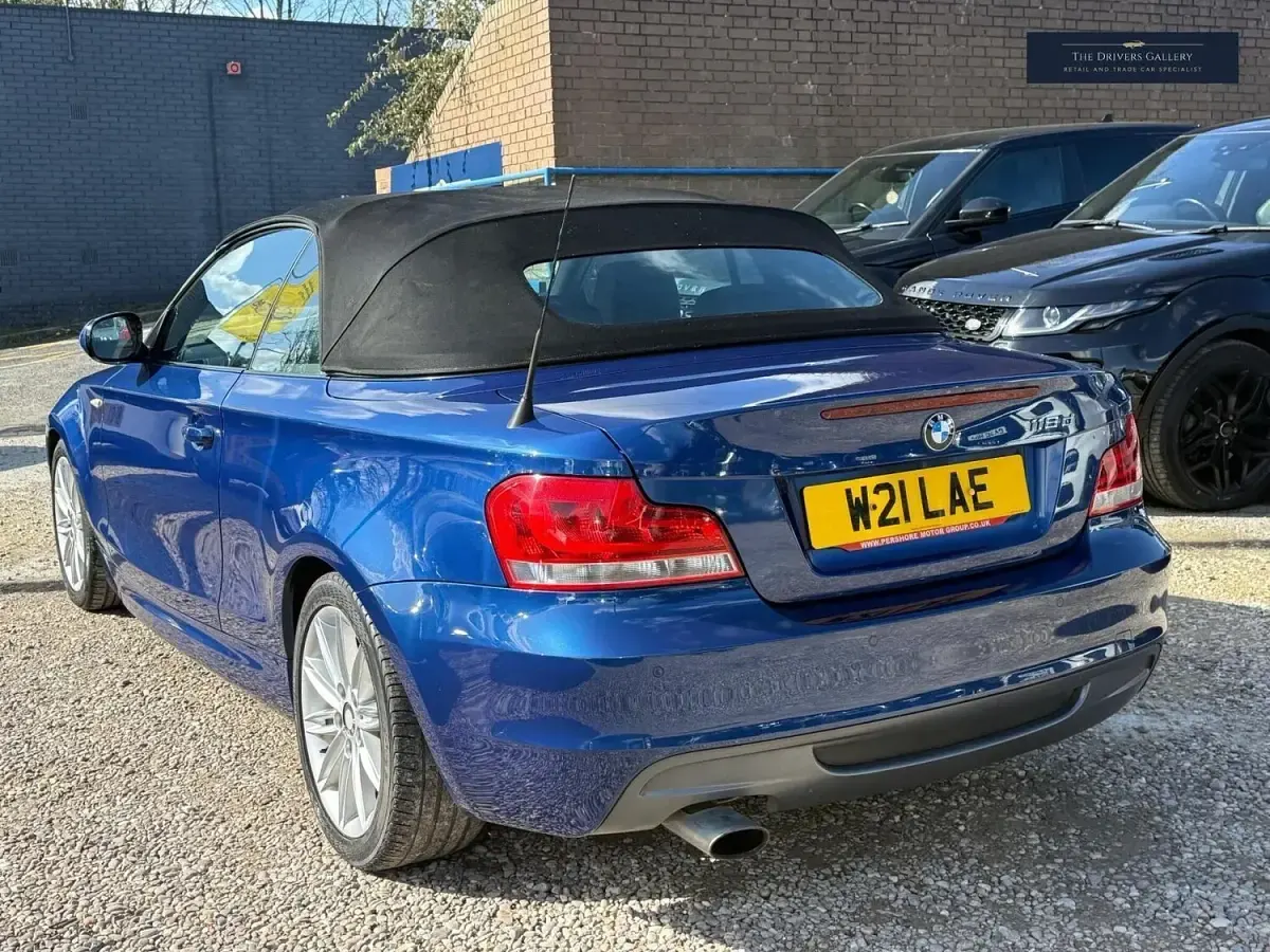 Used BMW 118 Cabriolet M Sport 2011 Blue Cabriolet