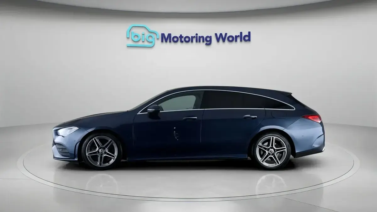 Used Mercedes CLA250 AMG Line Premium Plus 224 HP (164 kW) 2022 Blue Coupe