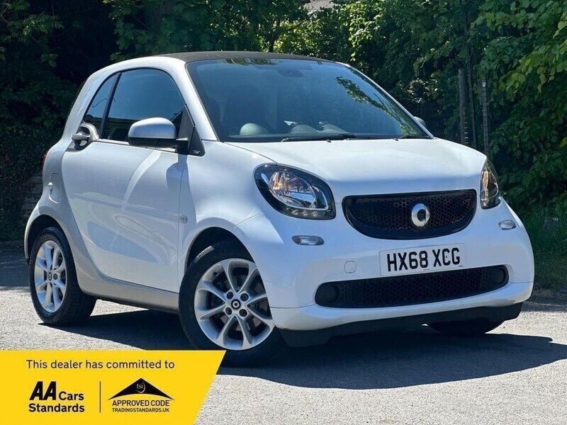 Silver Used 2018 Smart ForTwo Coupé Passion Coupe | £6,990 (Fair price) - Image 1/3