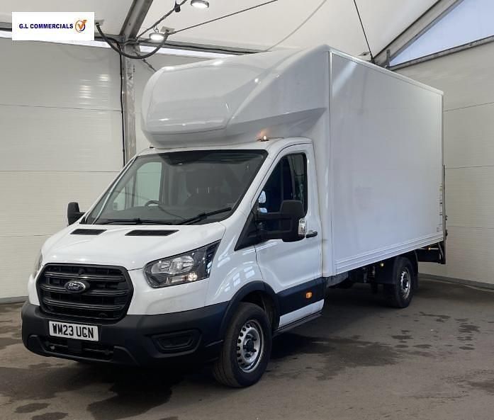 Used Ford Transit S 130 HP (95 kW) 2023 White Cabriolet