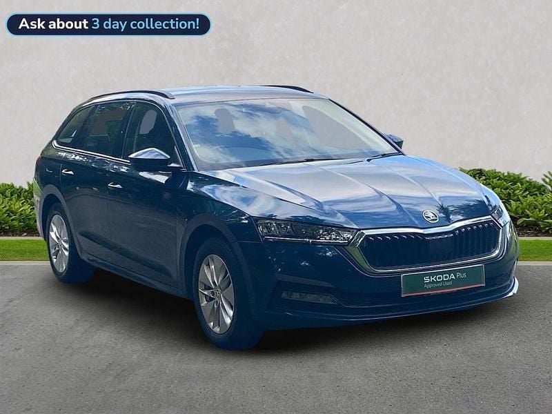 Blue Used 2021 Skoda Octavia SE Technology Estate | £14,789 (Fair price) - Image 1/2
