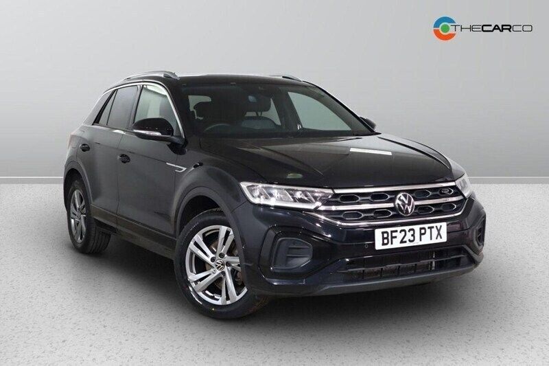 Black Used 2023 VW T-Roc R-line SUV | £22,675 (Fair price) - Image 1/1