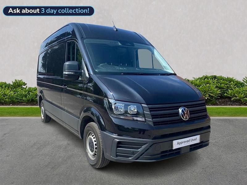 Black Used 2024 VW Crafter Van | £30,321 (A bit pricey) - Image 1/2