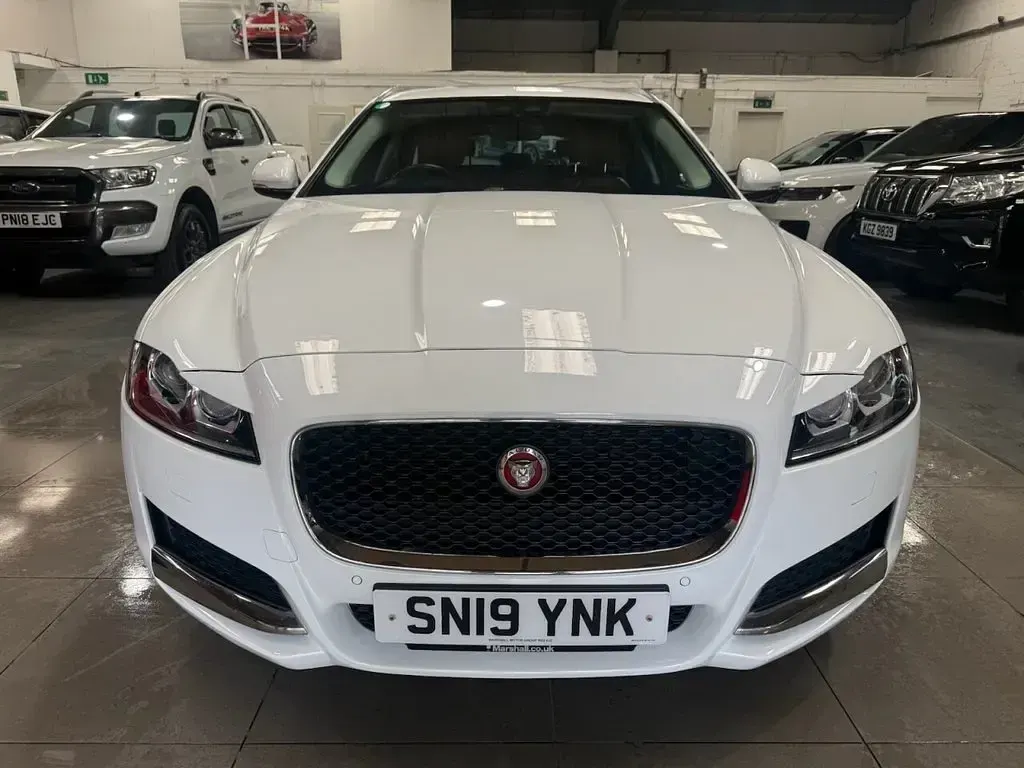 Used Jaguar XF Sportbrake Portfolio 250 HP (183 kW) 2019 White Estate