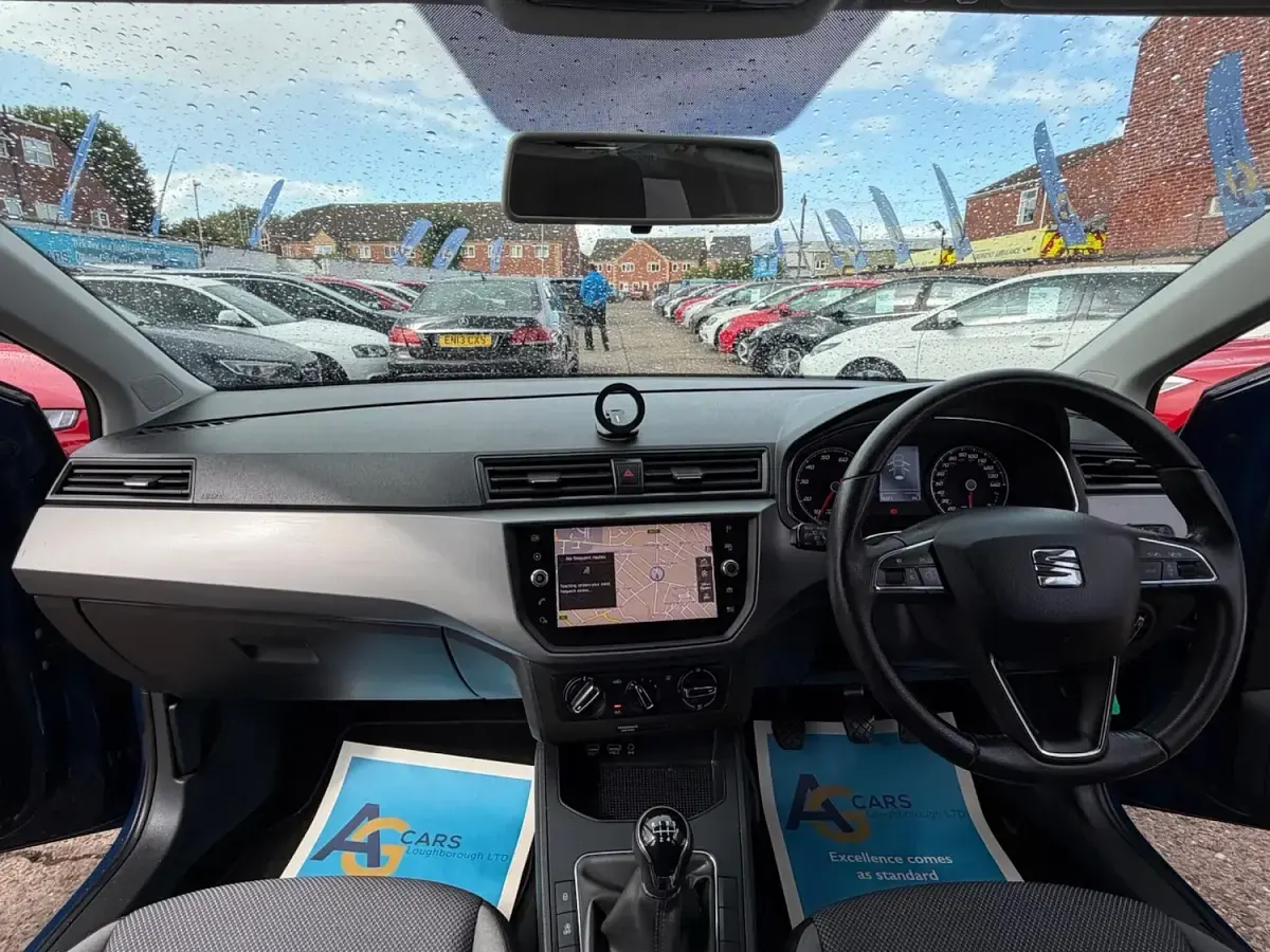 Used Seat Ibiza SE Technology 75 HP (55 kW) 2018 Blue Hatchback