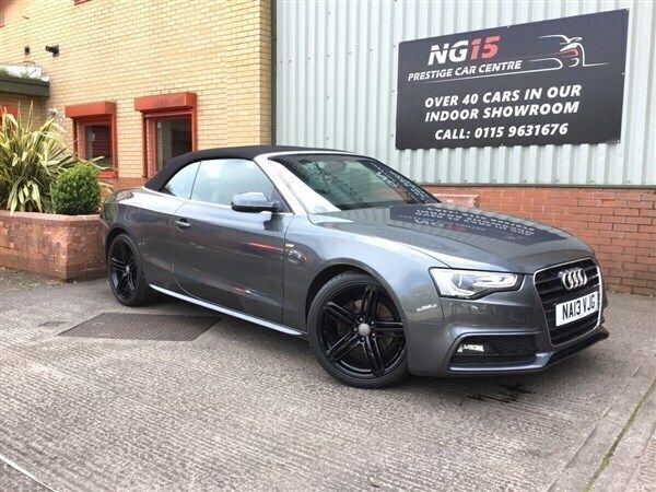 Grey Used 2013 Audi A5 Cabriolet S-Line Cabriolet | £6,990 (Fair price) - Image 1/1