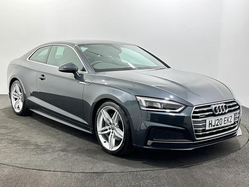 Used Audi A5 S-Line 190 HP (139 kW) 2019 Grey Coupe