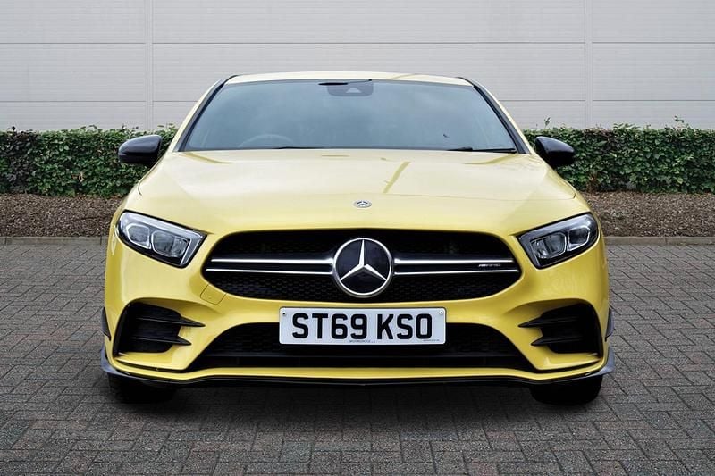 Used Mercedes A35 AMG 2020 Yellow Hatchback