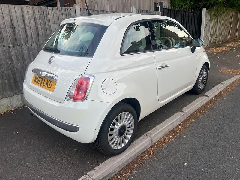 Used Fiat 500 Lounge 2013 White Hatchback
