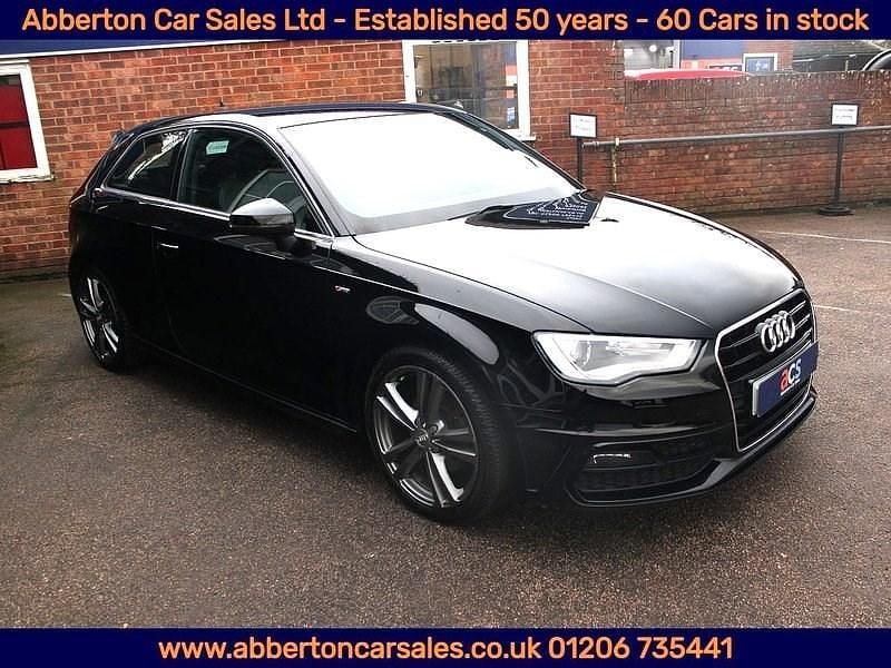 Used Audi A3 S-Line 2013 Black Hatchback