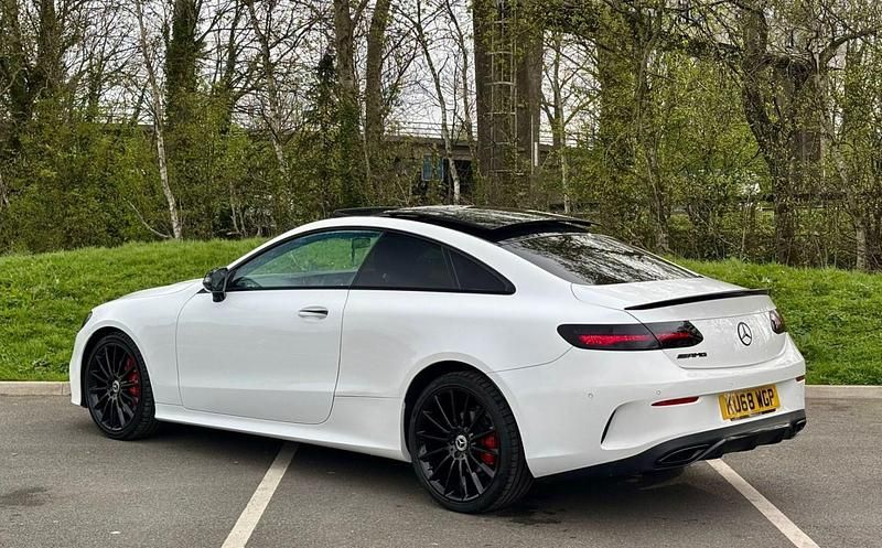 Used Mercedes E220 AMG Line Premium 2018 White Coupe