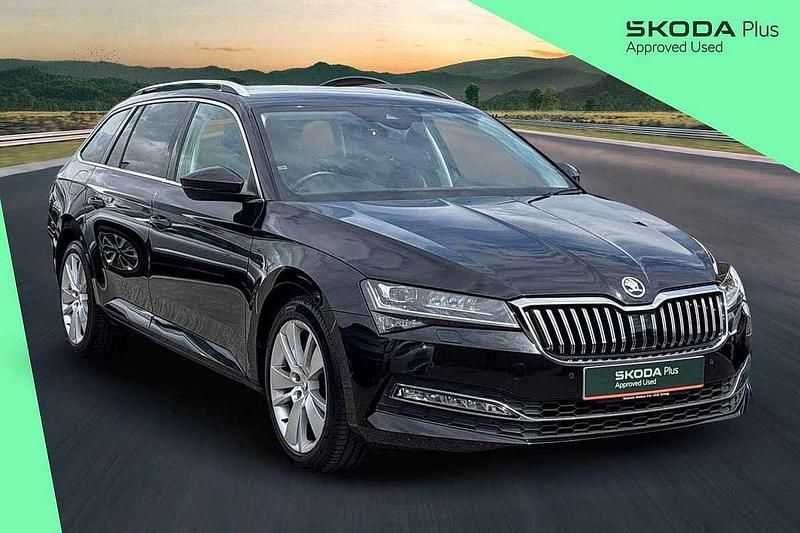 Black magic pearl effect Used 2021 Skoda Superb SE L Estate | £18,960 (Fair price) - Image 1/4