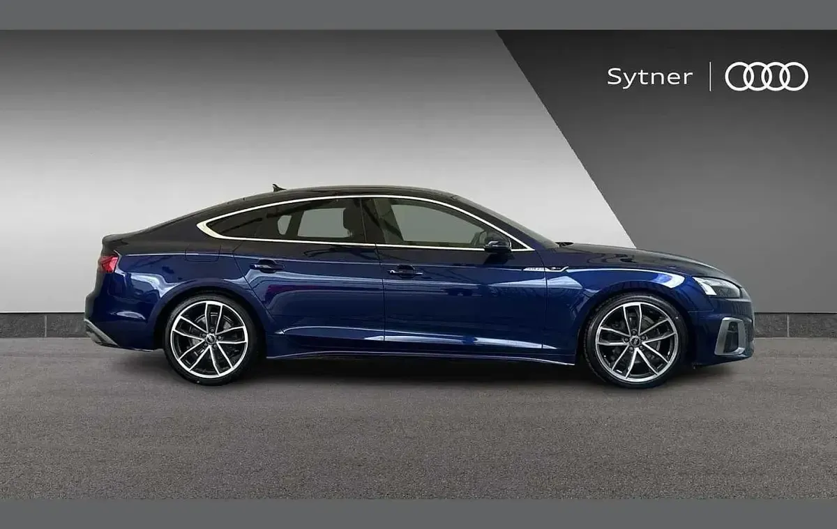 Used Audi A5 S-Line 147 HP (108 kW) 2022 Blue Coupe