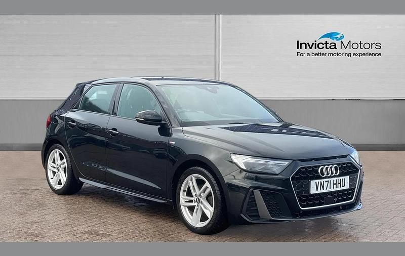 Used Audi A1 S-Line 110 HP (80 kW) 2021 Black Hatchback