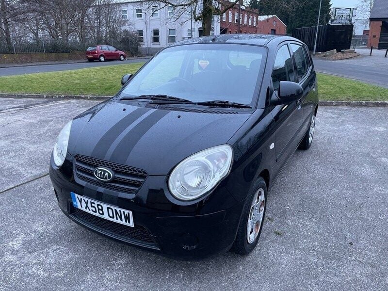 Black Used 2008 Kia Picanto Hatchback | £995 (Fair price) - Image 1/4