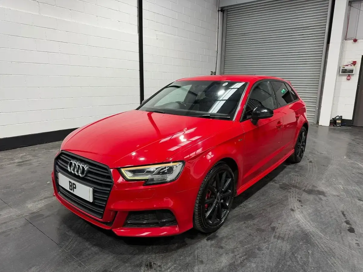 Used Audi A3 Sportback Black Edition 2019 Red Hatchback