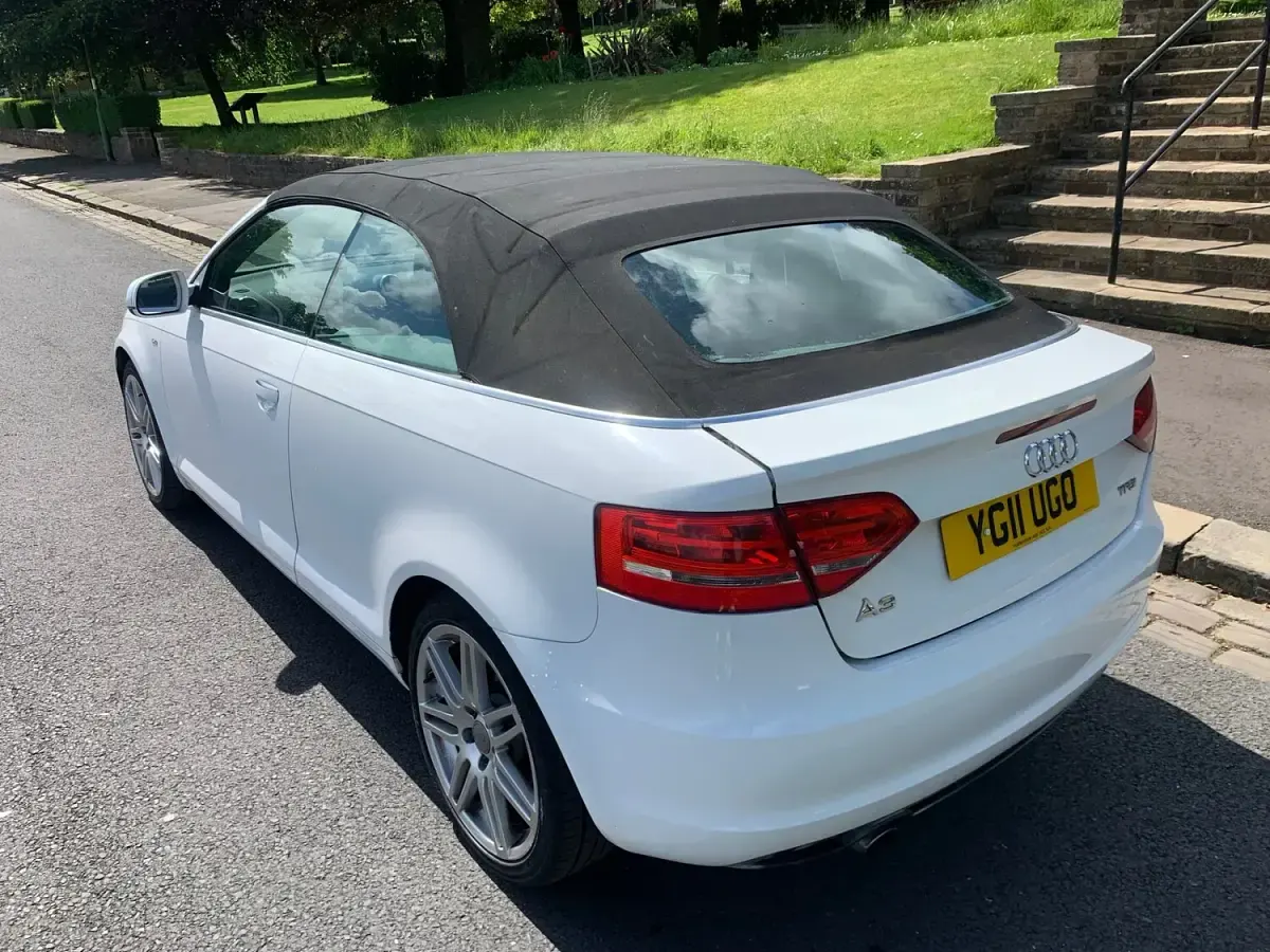 Used Audi A3 Cabriolet S-Line 105 HP (77 kW) 2011 White Cabriolet