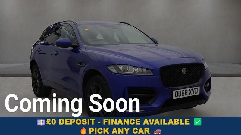 Blue Used 2018 Jaguar F-Pace R-Sport SUV | £14,899 (Fair price) - Image 1/4