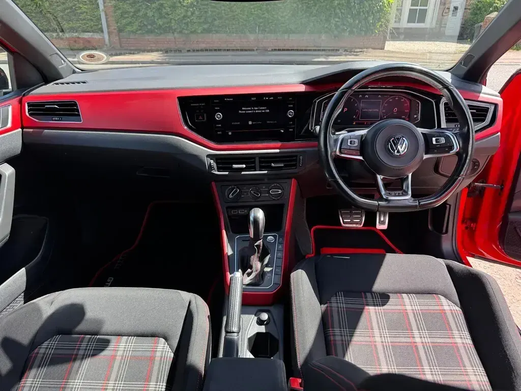 Used VW Polo GTI 200 HP (147 kW) 2019 Red Hatchback