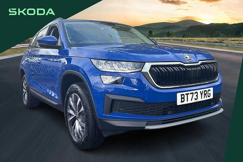 Blue Used 2023 Skoda Kodiaq SE Drive SUV | £26,495 (Good price) - Image 1/4