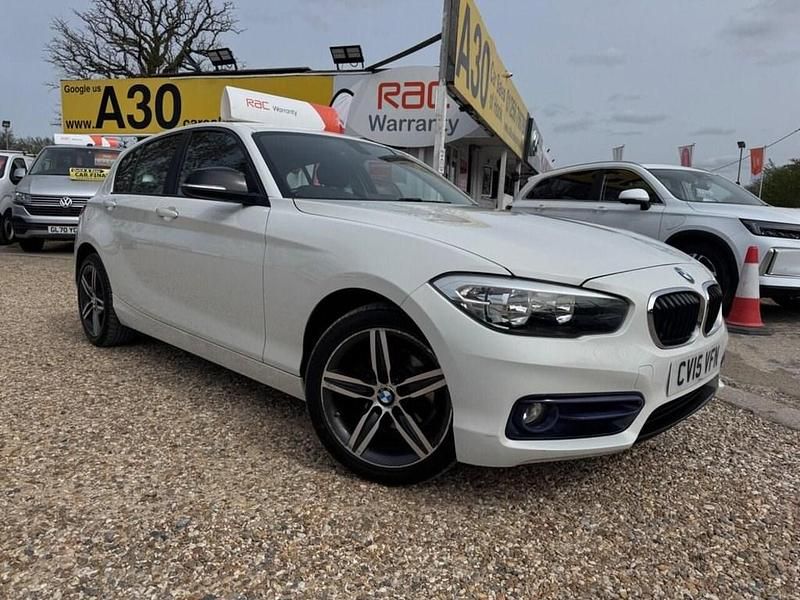 Used BMW 118 Sport Line 2015 White Hatchback